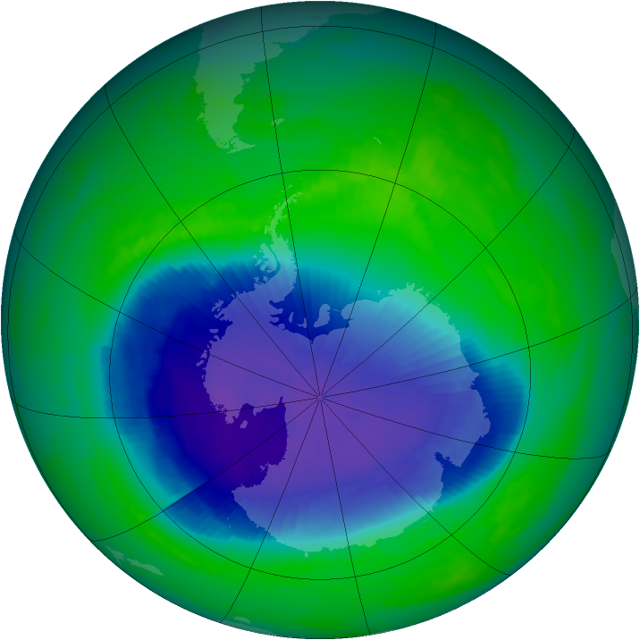 Ozone Map 1990-10-30